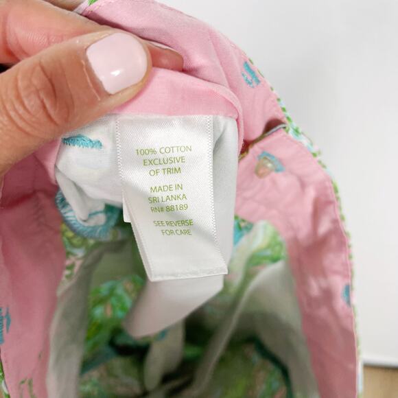 Lilly Pulitzer Size 2 Chomp Chomp Avenue Alligator Shorts Shorely Blue Green - Picture 9 of 11